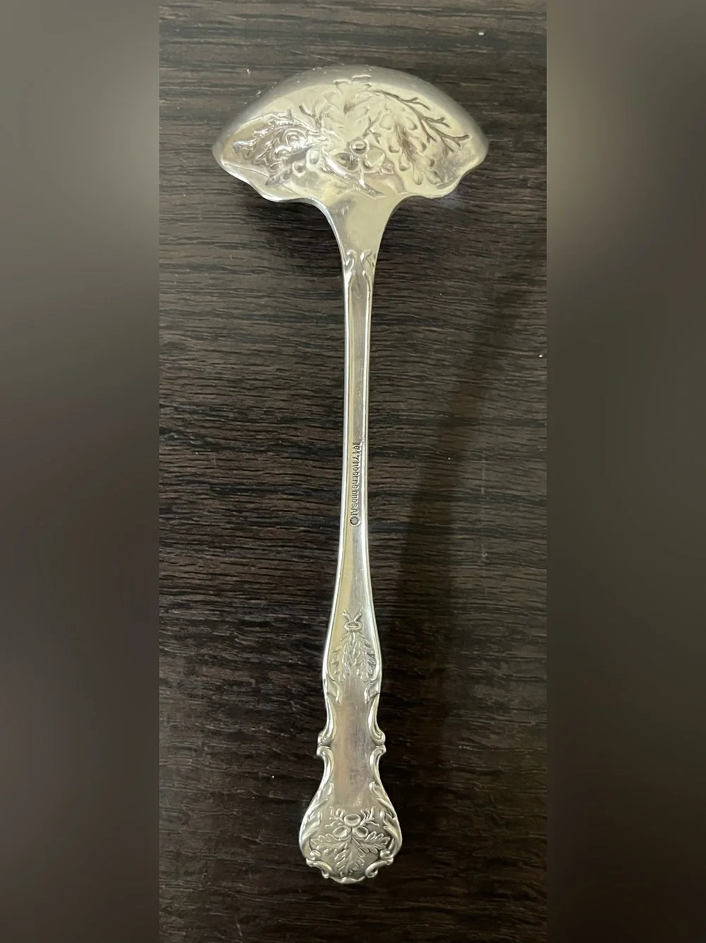 VTG Rogers & Bros “Charter Oak” Silverplate Ladle w/Acorn & Leaf Pattern